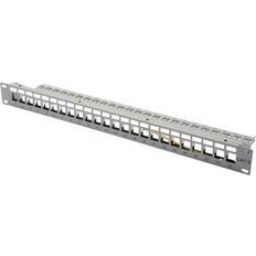 Grau Mehrfachsteckdosen & Verlängerungskabel Digitus DN-91410 Patchpanel 24 Port