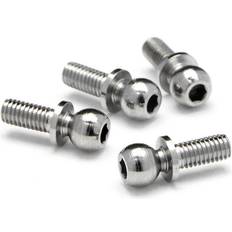 HPI Racing Ball 4.7x6.5mm (4-40/Hex Socket/Silver/4pcs) #86196