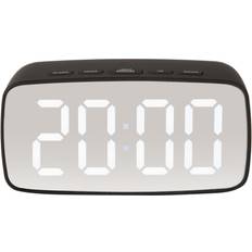 Alarm Clocks Karlsson Oval LED Silver Alarm Clock