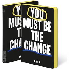 NUUNA Notizbuch Graphic You Must Be The Change L
