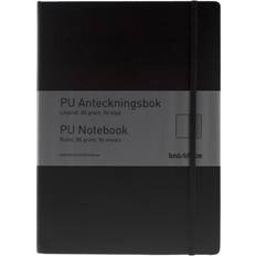 Office Anteckningsbok PU Linjerad Svart