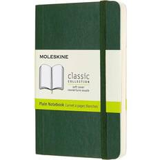 Moleskine plain soft cover pocket Moleskine Classic Soft Cover Notebooks myrtle green 3 1 2 in. x 5 1 2 in. 192 pages, unlined