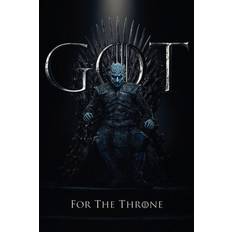 Aucune Pyramid Game Of Thrones The Night King For The Throne Black Black Poster