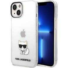 Mobiltilbehør Karl Lagerfeld iPhone 14 Plus Cover Printed Choupette Transparent