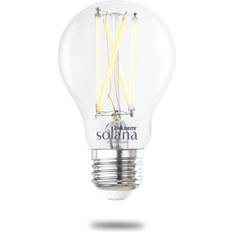 Light Bulbs Bulbrite Clear Smart LED A19 60 Watt Equivalent Standard Base Tunable Color Temperature 800 Lumens Smart Home Light Bulb