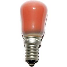 C Incandescent Lamps Crompton Lamps 15W Pygmy E14 Dimmable Red