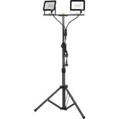 Arbejdslampe LED 2x30W m/Stativ