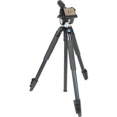 Slik Statieven Slik Sprint Pro III EZ 4-Section Al Travel Tripod w/SH-707E Pan/Tilt Head, Black