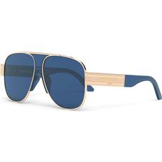 Dior Men Sunglasses Dior Unisex Signature Square Sunglasses, 61mm Gold/Blue