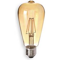 Sylvania LED-lampor Sylvania E27 4,5 W 825 LED-rustikalampa guld, klar