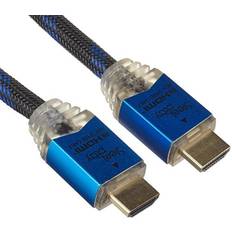 Hdmi kabel 2.0 Steelplay HDMI-HDMI 2.0 2m