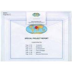 Snopake Polyfile ID Clear Polypropylene (PP) White folder