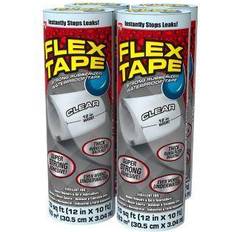 Desktop Stationery Flex Tape Rubberized Waterproof Tape 12 In. x 10 ft. Clear