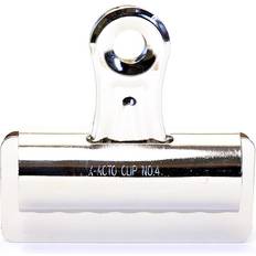 Colle Glitter X-Acto Bulldog Clips Steel 1 Capacity 3w Nickel-Plated 12 per Box