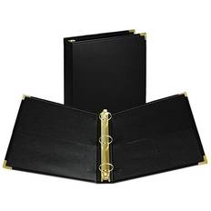 1 2 inch binder Samsill Classic Collection Ring Binder, 11 x 8 1/2, 1 1/2" Cap, Black