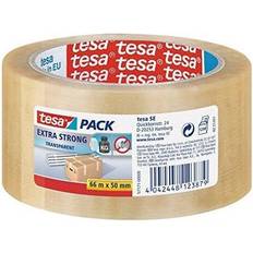 Pakkausteipit ja laatikon sidonta TESA tesa pack Extra Strong Packaging Tape 66m x 50mm Transparent