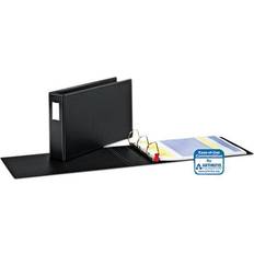 Red Desktop Organizers & Storage Cardinal EasyOpen 3 3-Ring Tabloid Non-View Binder, Black (12142) Quill Black