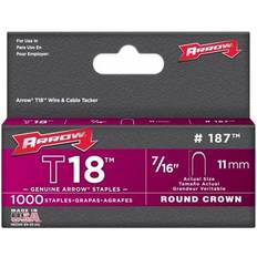 Arrow Fastener T18S-716. Staples, 11Mm (Pk 1000)