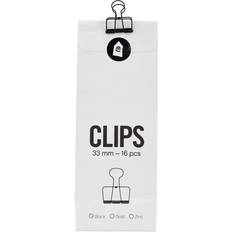 Gem, Pappersklämmor & Magneter på rea Monograph Clip 33mm 16pcs