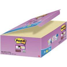 Yellow Sticky Notes Post-it Post-it Super Sticky Notes 47.6 x 47.6 mm Yellow 24 Pieces of 90 Sheets