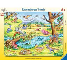 Dinosaurier Klassische Puzzles Ravensburger The Little Dinosaurs 15 Pieces