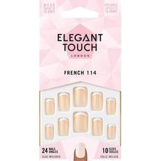 Elegant Touch French 114 False Nails-White