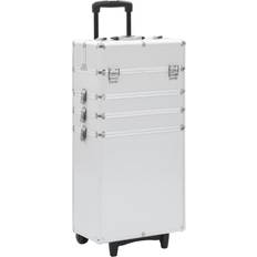 Make up trolley vidaXL Make-up Trolley Aluminium Silver