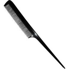 Hairdressers Barbers Black Plastic Tail Comb 8 inch 20cm Sectioning & Styling Hair