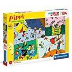 Clementoni 27517 Supercolor Pippi Longstocking Puzzle 104 Pieces From 6 Years