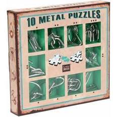 Metal 3D puslespil Eureka 10 Metal Puzzles Set Green