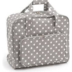 Grey Polka Dot Sewing Machine Bag Grey