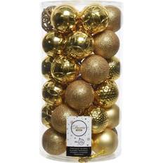 Golden Weihnachtsbaumschmuck Julekugler Decoris Guld Weihnachtsbaumschmuck