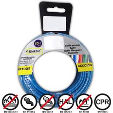 Azul Cables Eléctricos Edm Carrete cablecillo flexible 4mm. azul 50mts libre de halógenos