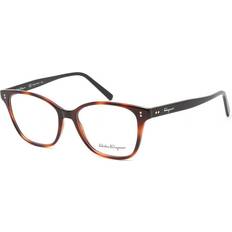 Glasögon & Läsglasögon Ferragamo Sköldpaddemönstradeshell Glasögon SF 2912 241 52