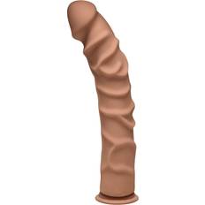 Ultraskyn Sexleksaker Doc Johnson The D The Ragin D UltraSkyn Dildo 27,5 cm Ljusbrun