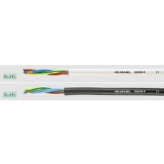 Lemvigh-Müller Plastkappeledning H03vv-f Sort 2x0,75 R100