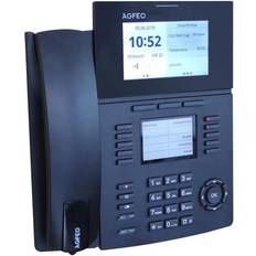 Trådbunden telefon Agfeo ST 56, IP-telefon, Silver, Trådbunden telefonlur, 5000