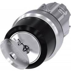 Electrical Accessories Siemens Ronis Nøglebetjent Afbryder, Metal, Skinnede, 2 Afbryder Positioner O-i