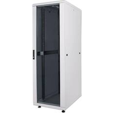 Intellinet Network Cabinet, Free Standing (Standard) 16U, Usable Depth 123 to 373mm/Width 503mm, Grey, Flatpack, Max 1500kg, Server Rack, IP20 rated, 19" Steel, Multi-Point Door Lock, One Lock Per Side Panel, Three Year Warranty rack 16U