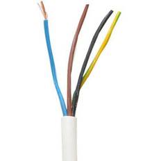 Lemvigh-Müller Elkabler Lemvigh-Müller Plastkappeledning H05 Vv-f 4g1,00 Hvid R50