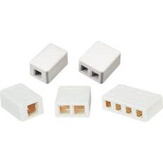 EFB Elektronik EFB NORDIC Vægboks 2xkeystone, hvid