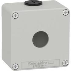 Tryckströmställare Schneider Electric Harmony Tom Trykknapkasse I Lysegrå Metal Med 1 X ø22 Mm Hul For Trykknap Og 2 X M20 Forskruninger 8