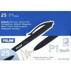 Negro Bolígrafos MiLAN Ballpoint Pen Black P1 Rubber Touch (WIKR-067250)