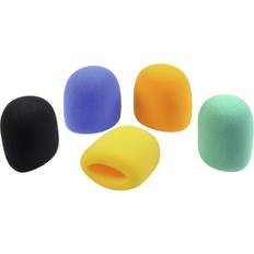 Microphone windshield set, 5 colors
