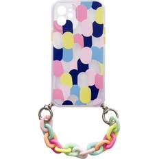 Hurtel Color Chain Case Gel Flexible Case With Chain Charm For Iphone 8 Plus Iphone 7 Plus Multicolor