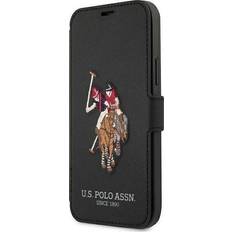 Apple iPhone 12 Pro Max Klapphüllen U.S. Polo Assn. ASSN US USFLBKP12LPUGFLBK iPhone 12 Pro Max 6.7 black/black book Embroidery Collection