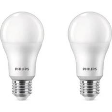 13w 827 Philips LED-glödlampa 13W/827 (100W) mat 2-pack E27