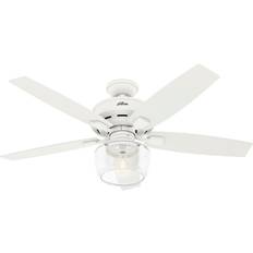 Hunter ceiling fan light kit with remote control Hunter Bennett with Light 52