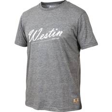 Westin Angelkleidung Westin Old School T-Shirt Grey Melange