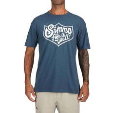 Simms Fish It Well Badge T-shirt Charcoal Heather-L
